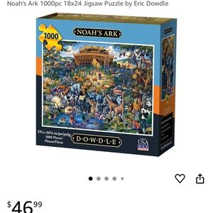 Dowdle Folk Art Noah's Ark 1,000 Piece Jigsaw Puzzle 🧩